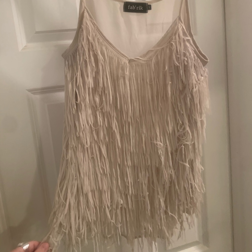 Fringe tank top